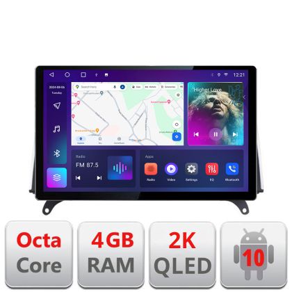 Navigatie dedicata BMW X5 X6 2009-2014 CIC Edonav ecran 13" 2K 4+32 Android Waze USB Navigatie 4G 360 Toslink Youtube Radio KI