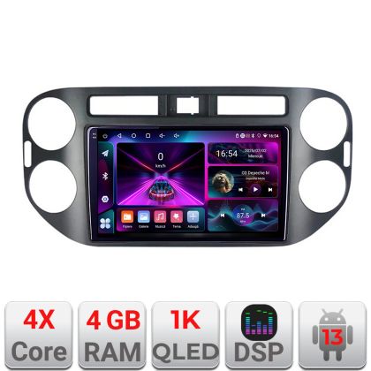 Navigatie VW TIGUAN si Golf Plus 2007-2011 4+64 InCell Display 1K Android Waze USB Navigatie Internet Youtube Radio
