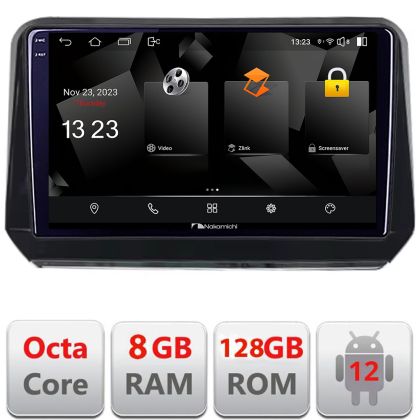 Navigatie Mitsubishi Outlander 2021- Nakamichi NAM5960PRO Octa core 8+128 carplay android auto radio gps internet