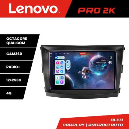 Navigatie SsangYong Tivoli 2015-2019 Android radio gps internet 8 core QLED 2K 12+256 360 Lenovo