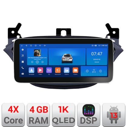 Navigatie Opel Corsa 2013-2016 K-corsa Edotec 4+64 12.3 inch Incell 1K android Wifi 5Ghz gps internet