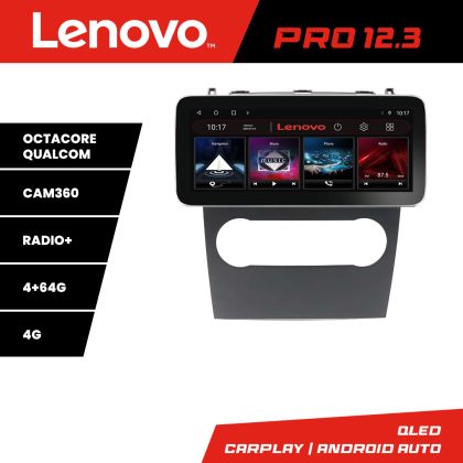 Navigatie Mercedes clasa A W169 2004-2012 Lenovo Qled 12.3 inch Octa Core 4+64 360 DSP ADAS carplay android auto radio internet Kit-+PRO-12.3-4+64