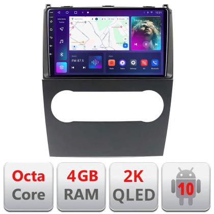 Navigatie Mercedes clasa A W169 2004-2012 QLED 2K Octa core 4+32 DSP 360 Optic FHD internet gps radio carplay android auto Kit-+EDT-E409-2K