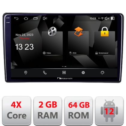 Navigatie Nissan X-Trail 2004-2007  Android Ecran 720P Quad Core 2+64 carplay android auto