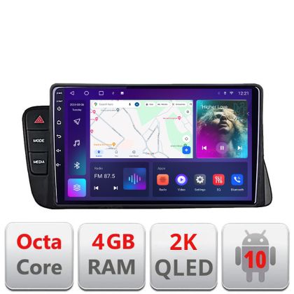 Navigatie Audi A4 A5 B8 cu MMI3G Android ecran Qled 2K Octa core 4+32 KIT-a4-3G+EDT-E410-2K
