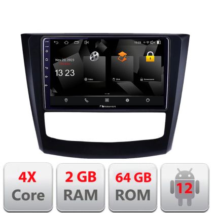 Navigatie Renault Kadjar facelift 2019-2022 Nakamichi Android Ecran 720P Quad Core 2+64 carplay android auto NAM5230