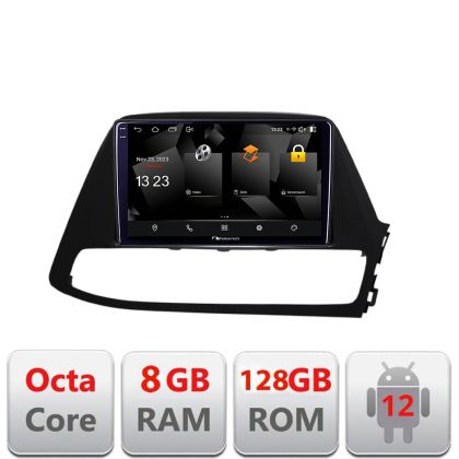 Navigatie Hyundai I30 2018-2021 Android Octa Core Qualcomm 2K Qled 8+128 DTS DSP 360 4G Optical