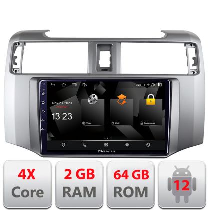 Navigatie Toyota 4runner 2009-2019 Android Ecran 720P Quad Core 2+64 carplay android auto