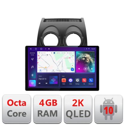 Navigatie dedicata Nissan Qashqai N-499 Edonav ecran 13" 2K 4+32 Android Waze USB Navigatie 4G 360 Toslink Youtube Radio KIT-4