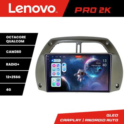 Navigatie Toyota Rav 4 2000-2004 Android radio gps internet 8 core QLED 2K 12+256 360 Lenovo