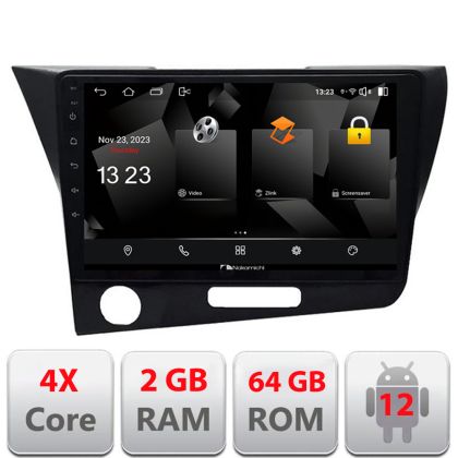 Navigatie Honda CR-Z 2006-2013 Android radio gps internet quad core 2+64 carplay android auto