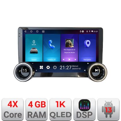 Navigatie Citroen C3 2022- Edotec 4+64 10.5 inch Incell 1K android Wifi 5Ghz gps internet
