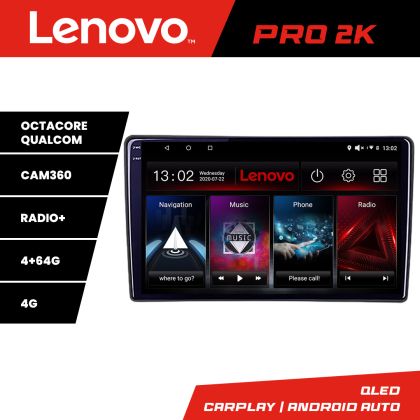 Navigatie Alfa Romeo Giulietta 2014-2020 Lenovo Qled 2K Octa Core 4+64 360 DSP carplay android auto radio gps internet kit-giulietta-facelift+PRO-2K-9-4+64