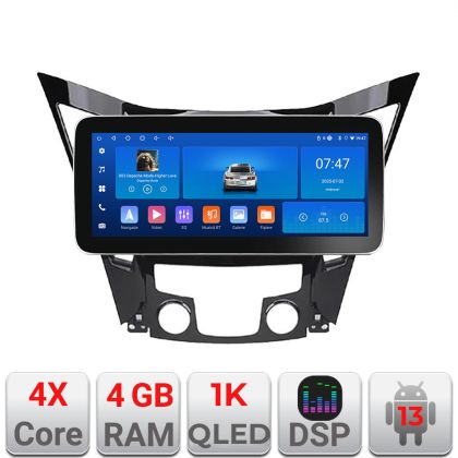Navigatie Hyundai Sonata 2011-2015 K-259 Edotec 4+64 12.3 inch Incell 1K android Wifi 5Ghz gps internet