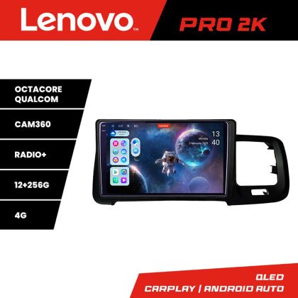 Navigatie Volvo S60 2008-2014 Lenovo Kit-s60-08 8 core QLED 2K 12+256 360 Android Waze USB Navigatie Internet Youtube Radio