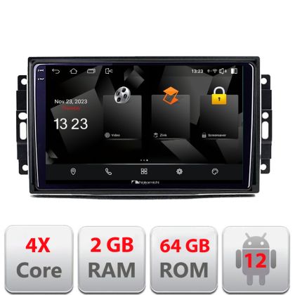 Navigatie Chrysler Jeep 5230-202 Android Ecran 720P Quad Core 2+64 carplay android auto