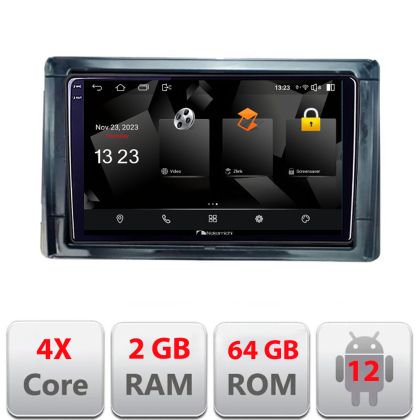 Navigatie Toyota 2DIN 5230-TY2DIN Android Ecran 720P Quad Core 2+64 carplay android auto
