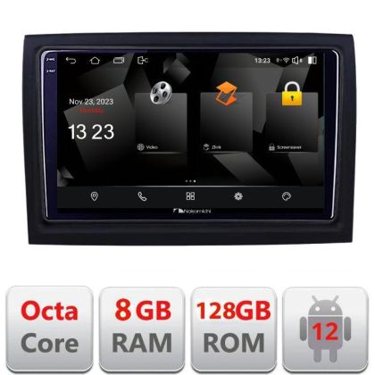 Navigatie dedicata Fiat ducato 2022- 5960Pro-DUCATO Android Octa Core Qualcomm 2K Qled 8+128 DTS DSP 360 4G Optical KIT-ducato+NAM5960Pro-A9Z