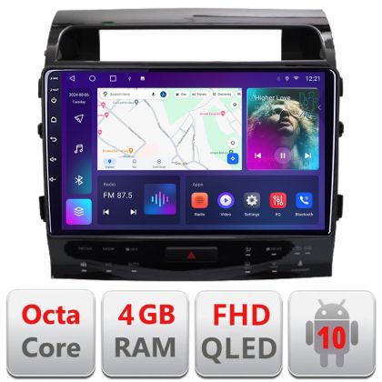 Navigatie Toyota Landcruiser J150 2010-2018 Android Ecran QLED octa core 4+64 carplay android auto