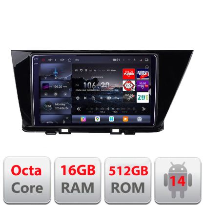 Navigatie Kia Niro 2017- Android radio gps internet 8 core QLED 2K 12+256GB 360 Edotec