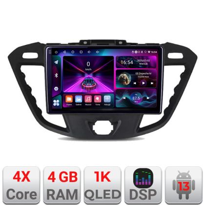 Navigatie Ford Transit Quad Core A-845  4+64 InCell Display 1K Android Waze USB Navigatie Internet Youtube Radio