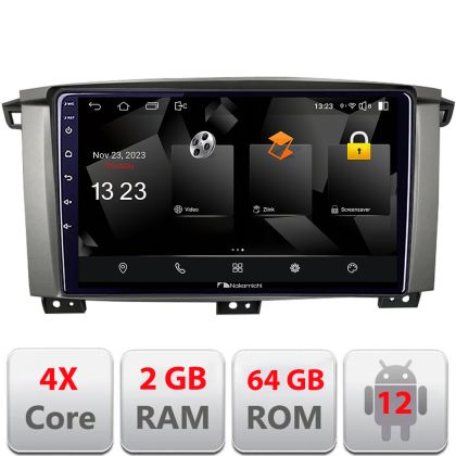 Navigatie Toyota Land Cruiser L100 2002-2006 Android Ecran 720P Quad Core 2+64 carplay android auto