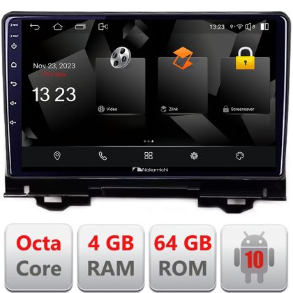 Navigatie Honda HR-V 2022- Nakamichi NAM5510 Qled Octa Core 720p 4+64 DSP 360 camera carplay android auto