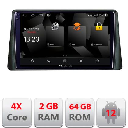 Navigatie Ford Focus 4 Kuga 2018-2023 Android Ecran 720P Quad Core 2+64 carplay android auto