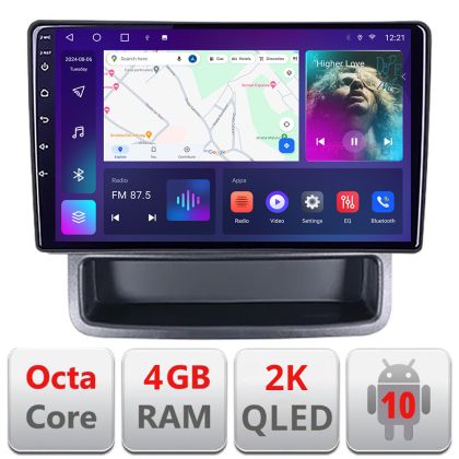 Navigatie Renault Traffic 2009-2014 QLED 2K Octa core 4+32 DSP 360 Optic FHD internet gps radio carplay android auto Kit-+EDT-E410-2K
