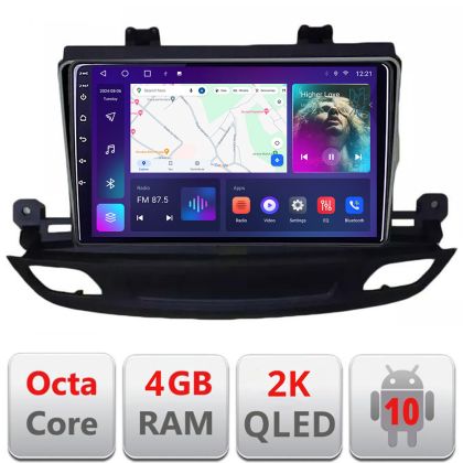 Navigatie Opel Insignia 2018- C-insignia19 Android Octa Core Ecran 2K QLED GPS 4G 4+32GB 360 kit-insignia19+EDT-E410-2K