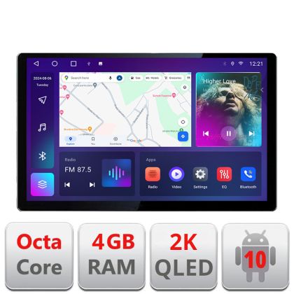 Navigatie dedicata Hyundai Tucson 2019 Quad Core N-1135 Edonav ecran 13" 2K 4+32 Android Waze USB Navigatie 4G 360 Toslink You