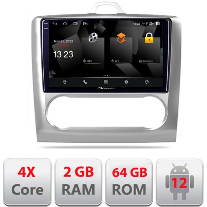 Navigatie Ford Focus 2 Automat 5230-140-automatic Android Ecran 720P Quad Core 2+64 carplay android auto