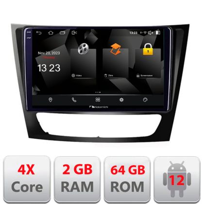 Navigatie Mercedes W211 W219 5230-090 Android Ecran 720P Quad Core 2+64 carplay android auto