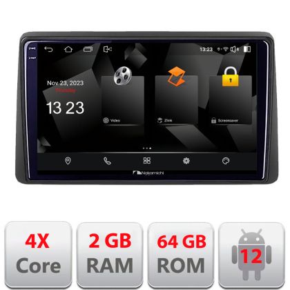 Navigatie Opel Movano Renault Master 2020-  Android Ecran 720P Quad Core 2+64 carplay android auto