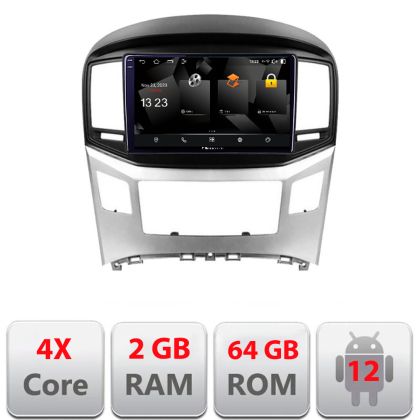 Navigatie Hyundai H1 Starex 2016- 5230-H1 Android Ecran 720P Quad Core 2+64 carplay android auto