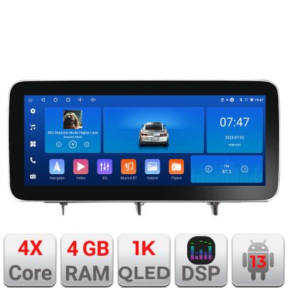 Navigatie Honda Civic 2022- Edotec Incell 1K 12.3 inch  4+64 carplay android auto radio internet kit-civic2022+EDT-E212-RK+kit-10-9