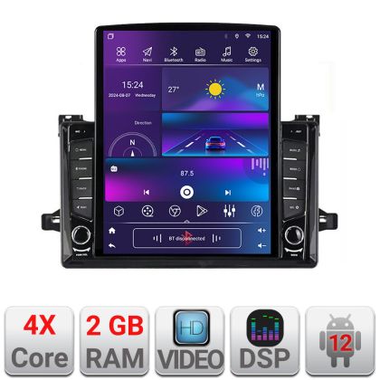 Navigatie Toyota Urbancruiser 2009-2014 Quad Core ecran tip TESLA 9.7" cu Android Radio Bluetooth Internet GPS WIFI 2+32 DSP