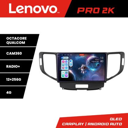 Navigatie Honda Accord 2008-2012 Lenovo Kit-8951 8 core QLED 2K 12+256 360 Android Waze USB Navigatie Internet Youtube Radio