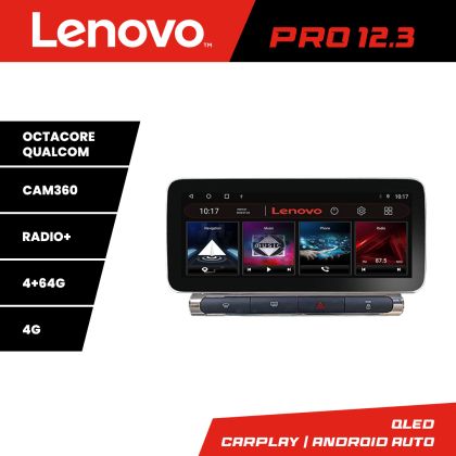 Navigatie Citroen C3 2017-2024 ecran color de fabrica Lenovo Qled 12.3 inch Octa Core 4+64 360 DSP ADAS carplay android auto radio internet Kit-+PRO-12.3-4+64