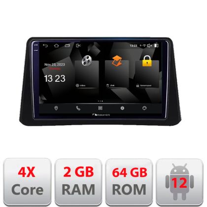 Navigatie Opel Mokka 2012-2016 5230-MOKKA1 Android Ecran 720P Quad Core 2+64 carplay android auto