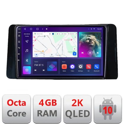 Navigatie Skoda Kamiq 2019- Android ecran Qled 2K Octa core 4+32 Kit-kamiq+EDT-E410-2K