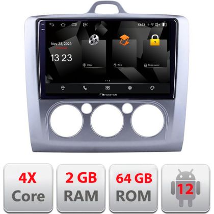 Navigatie Ford Focus 2 Manual 5230-140-manual Android Ecran 720P Quad Core 2+64 carplay android auto