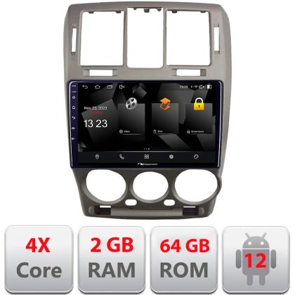 Navigatie Hyundai Getz 2002-2010 Android Ecran 720P Quad Core 2+64 carplay android auto