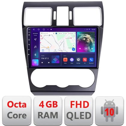 Navigatie Subaru Forester XV dedicata Android QLED octa core 4+64 4G DSP FHD carplay android auto radio gps internet Android kit-062-2019+EDT-E309v3