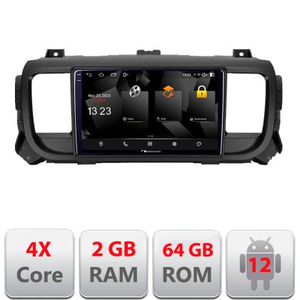 Navigatie Citroen Jumpy Toyota Proace Peugeot Traveller 5230-jumpy16 Android Ecran 720P Quad Core 2+64 carplay android auto v3
