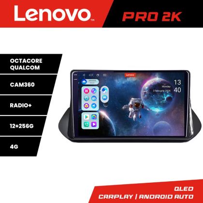 Navigatie Nissan X-trail 2021- Lenovo Qled 2K Octa Core 12+256 360 DSP ADAS carplay android auto radio internet kit-x-trail-2021+PRO-2K-10-12+256
