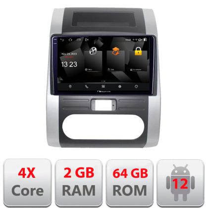 Navigatie Nissan X-Trail 2007-2013 5230-001 Android Ecran 720P Quad Core 2+64 carplay android auto