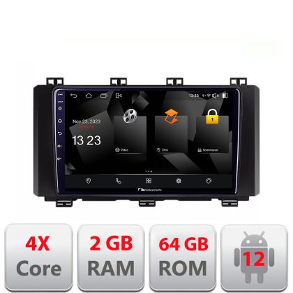 Navigatie Toyota Auris 2013-2018 Android Ecran 720P Quad Core 2+64 carplay android auto