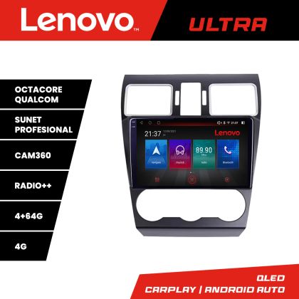 Navigatie Subaru Forester XV Qled 1K Octa Core 4+64 LTE 4G DSP Wifi 5Ghz HDMI android auto carplay radio gps internet kit-062-2019+ULTRA-9-4+64