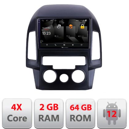 Navigatie Hyundai I30 2009-2012 clima manuala 5230-I30AC Android Ecran 720P Quad Core 2+64 carplay android auto